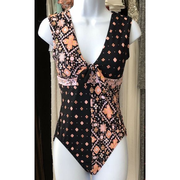 New Seafolly Inka Gypsy One Piece Swimsuit Size 6 - Picture 2 of 3